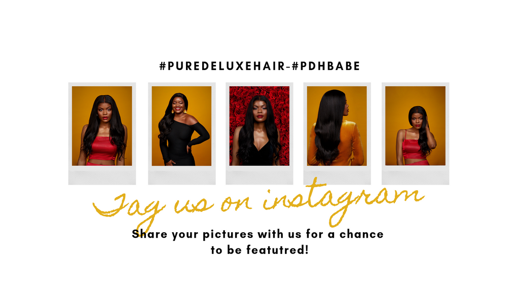 pure deluxe hair with instagram
