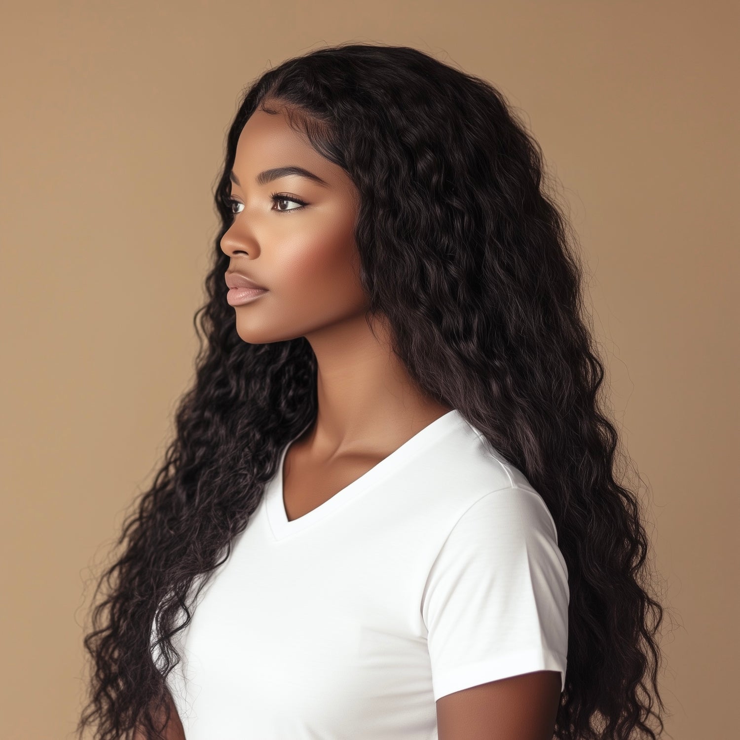 100% unprocessed Raw Indian Wavy Bodywavy, Bodywave, Loose Curly, Curly Lace Frontal in long lengths in 18”, 20”, 22”, 24” and 26” 13x4 or 13x6 transparent Swiss hd lace frontal.