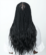 Bulk virgin raw Indonesian unprocessed human hair extensions bundles, natural wavy, bodywavy texture, perfect for boho braids, goddess braids, or braiding, available in 18”, 20”, 22”, 26”, 28”, and 30” inches, offering a soft, voluminous, and natural look, Remy or Remi hair. odywavy braiding hair. Loose wavy braiding hair