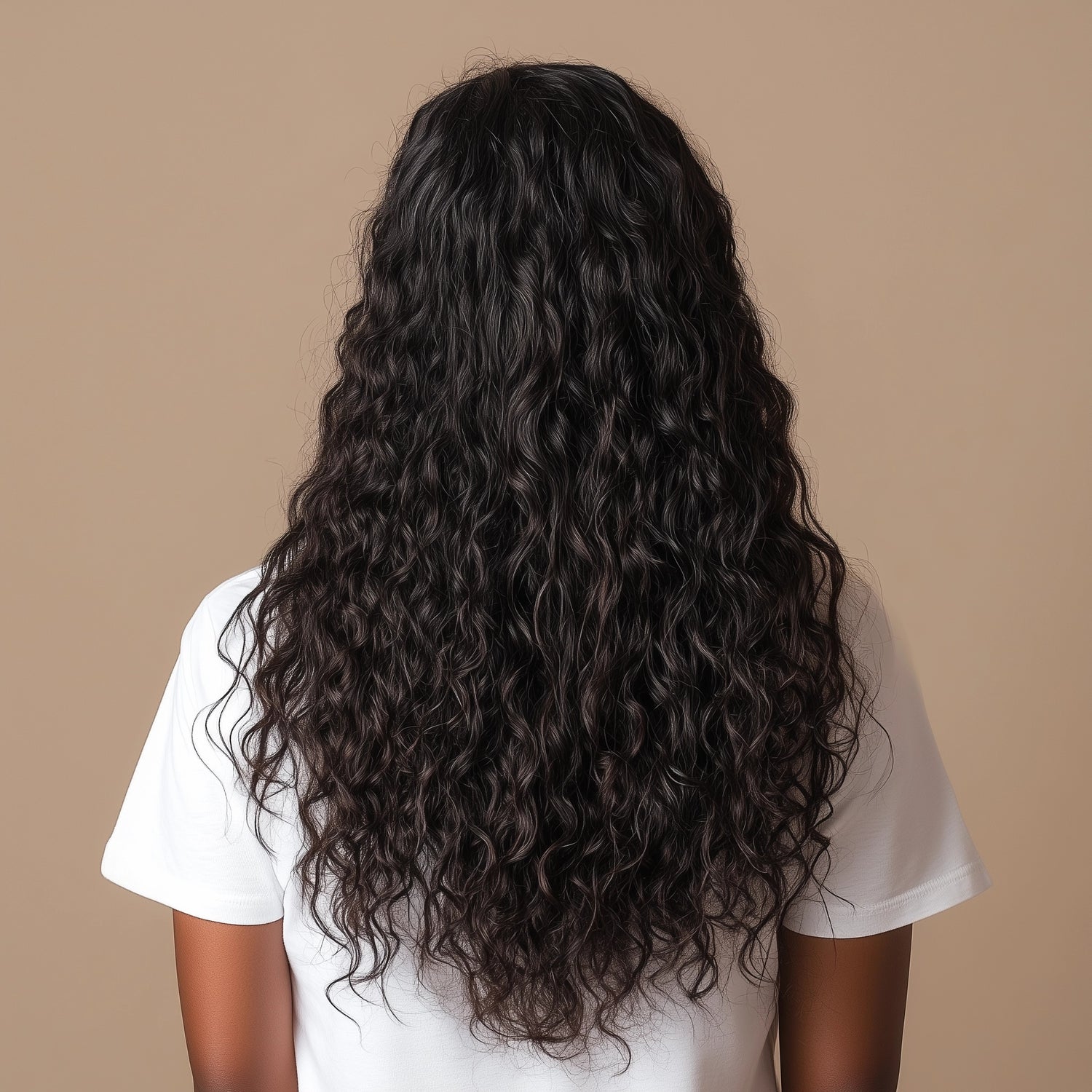 Weft virgin raw curly Indian unprocessed human hair extensions bundles, natural curly texture available in 18”, 20”, 22”, 26”, 28”, and 30” inches, offering a soft, voluminous, and natural look, Remy or Remi hair.