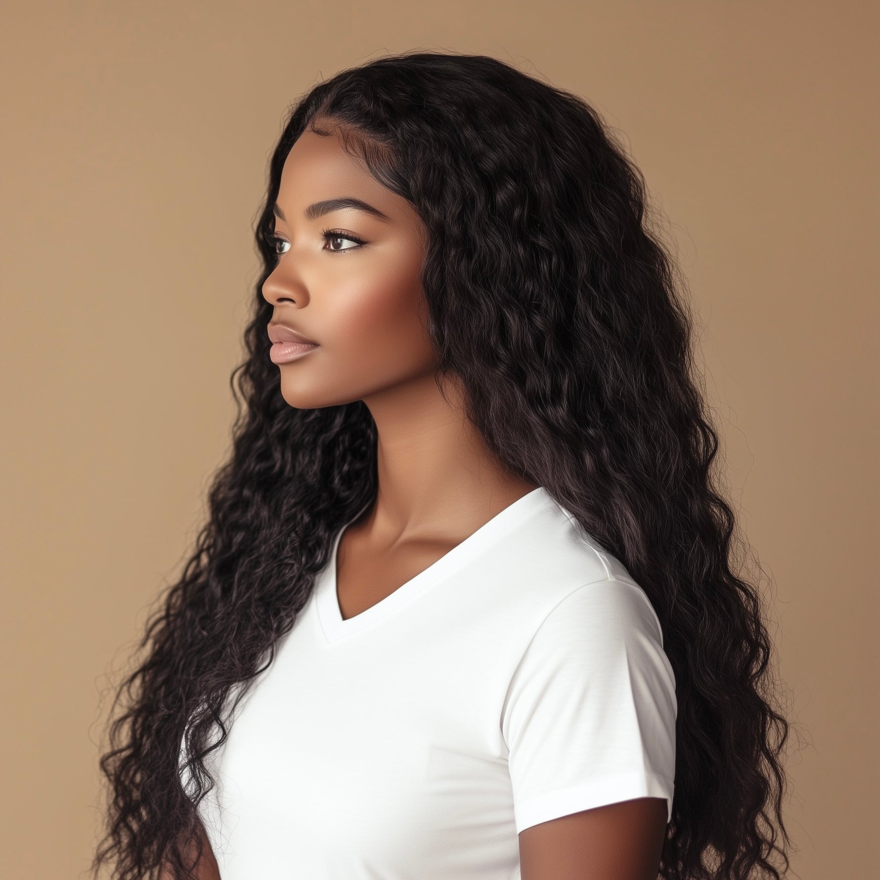 100% unprocessed Virgin Raw Indian Wavy Bodywavy, Bodywave, Loose Curly, Curly Lace Frontal in long lengths in 18”, 20”, 22”, 24” and 26” 13x4 or 13x6 transparent Swiss hd lace frontal. Long Length Frontal