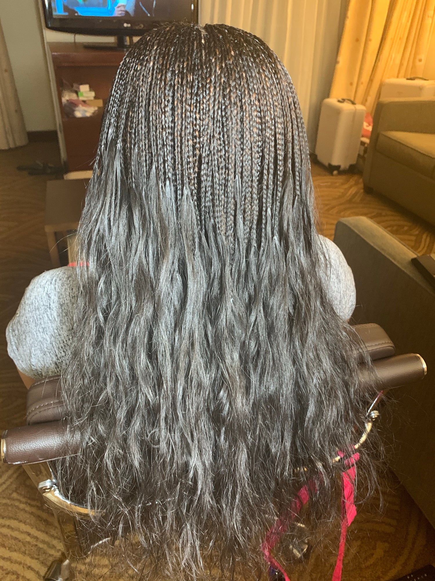 Bulk virgin raw Indian Temple unprocessed human hair extensions bundles, natural loose curly texture, perfect for boho braids, goddess braids, or braiding, available in 18”, 20”, 22”, 26”, 28”, and 30” inches, offering a soft, voluminous, and natural look, Remy or Remi hair.